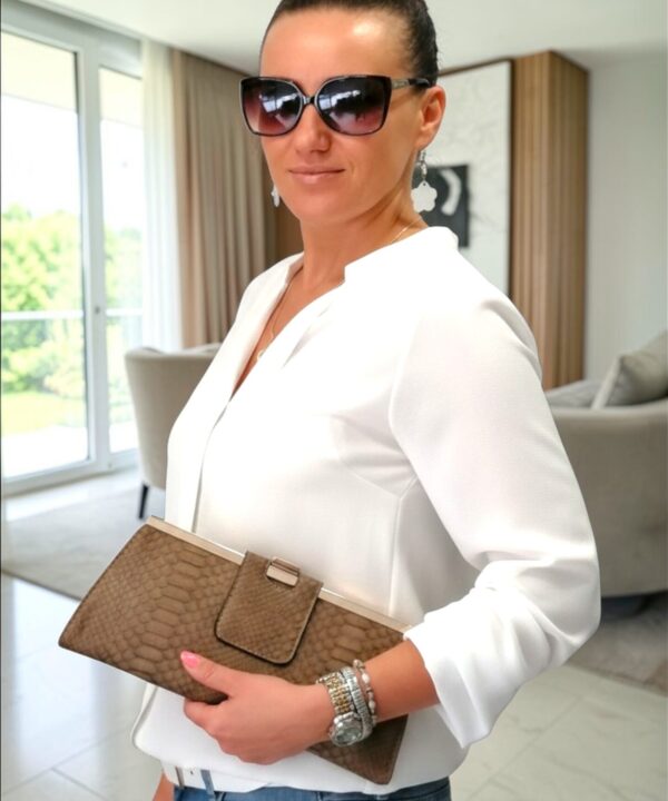 Елегантна малка бежова дамска чанта | KIMY Style