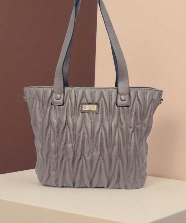 Елегантна бежова дамска чанта Lea | KIMY Style